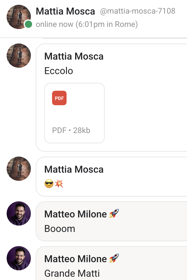 Mattia Mosca manda il pagamento su Skool per iniziare il percorso Scalers