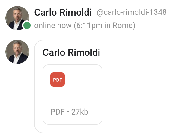 Carlo Rimoldi manda il pagamento su Skool per iniziare il percorso Scalers