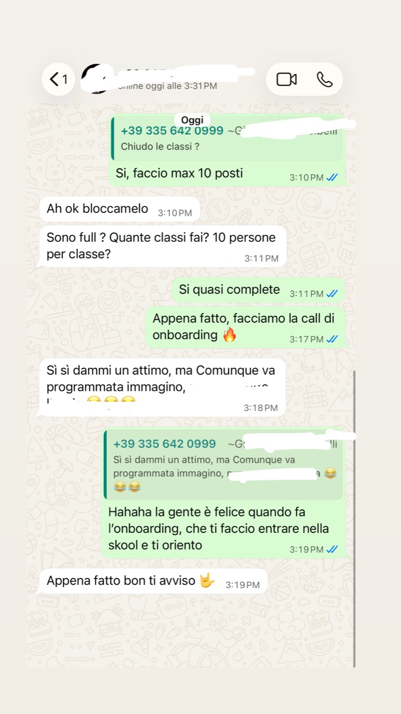 Membro che ha scelto di iniziare il percorso di accelerazione Scalers